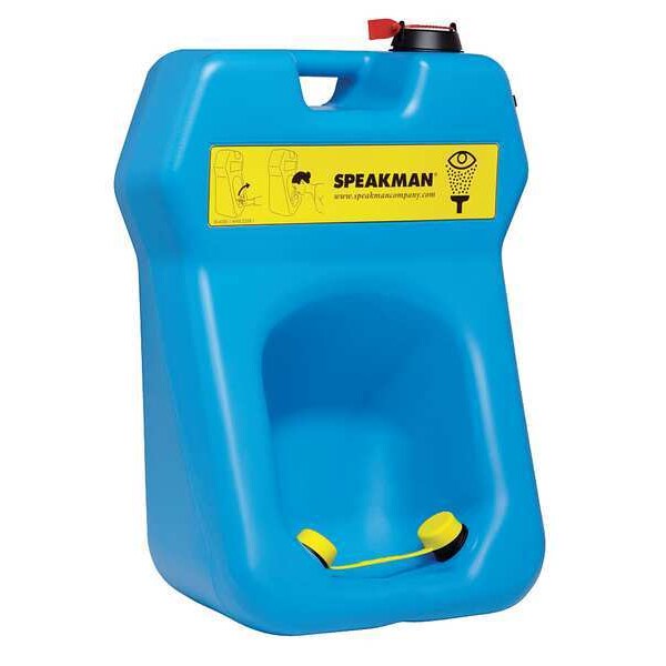Speakman Portable Eyewash, Gravity-Fed, Wall Mount, Portable, 32.0 H., 23.25 W - SE-4300