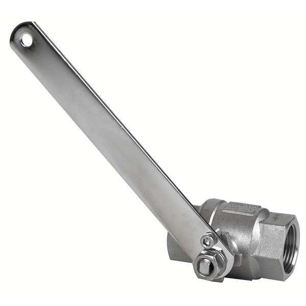 Guardian Equipment Shower Valve, Stainless Steel, Silver, For Use With, Safety Stations - AP620-335H