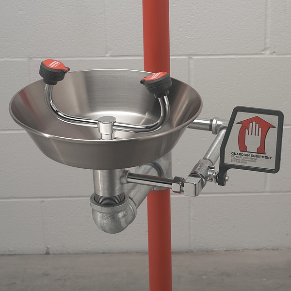 Guardian Equipment Drench Shower With Eyewash, 16 In. W - G1902
