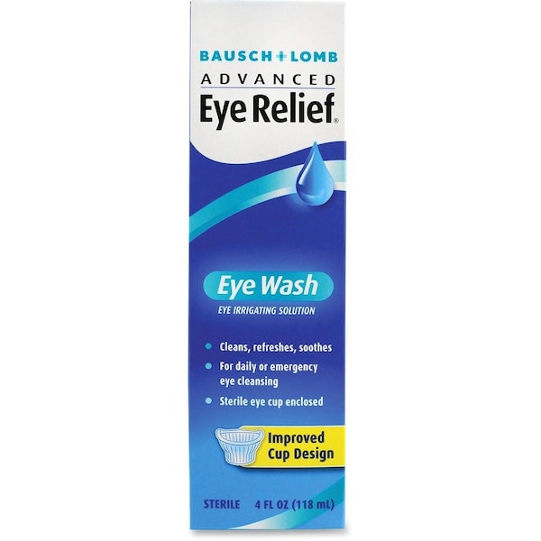 Bausch + Lomb Eye Wash, Removes Foreign Particles, 4 Fluid oz - BAL620252