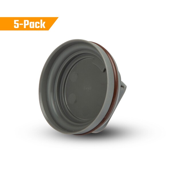 Jes Innovations Bulk Piston with Viton O-ring for Sausage and Bulk Caulk Guns, 5-pk - SD-BULKPISTON-5PK