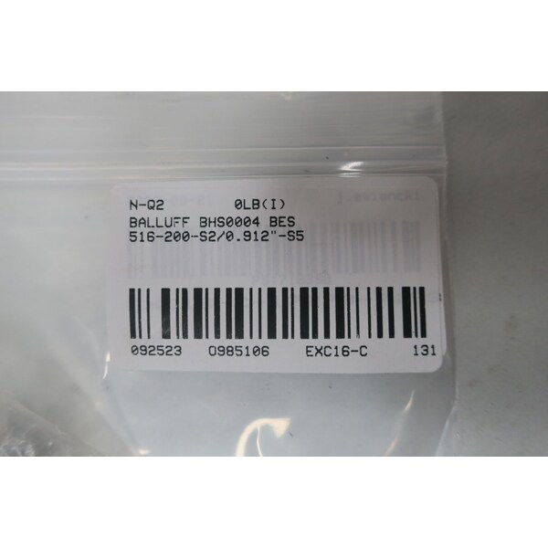 Sensor de proximidad inductivo 20-250V-AC 20-250V-DC - BHS0004 BES 516-200-S2/0.912"-S5 de Balluff