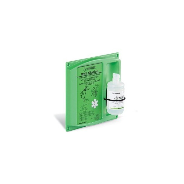 Honeywell Fendall Fendall Eyesaline Wall-Mount Eye Wash Station 12.25" L x 3.25" W x 14" H - PLS1495