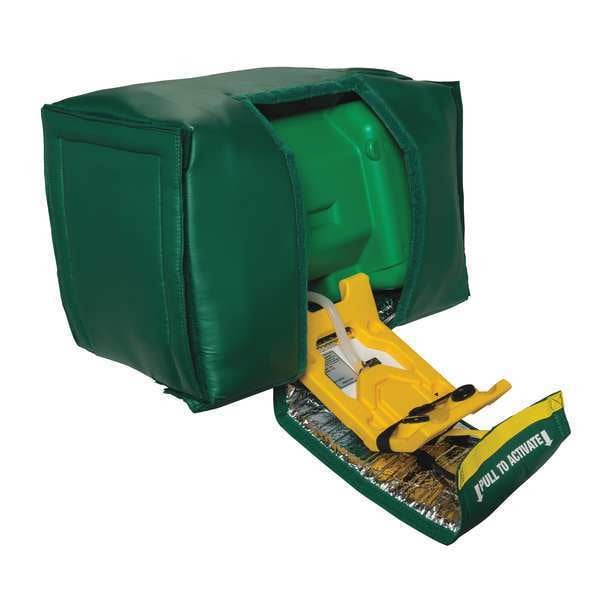 Haws Eyewash Station, Gravity-Fed, 9 gal Tank Capacity, Wall Mount, Portable, 16 in H., 24 in W - 7501T