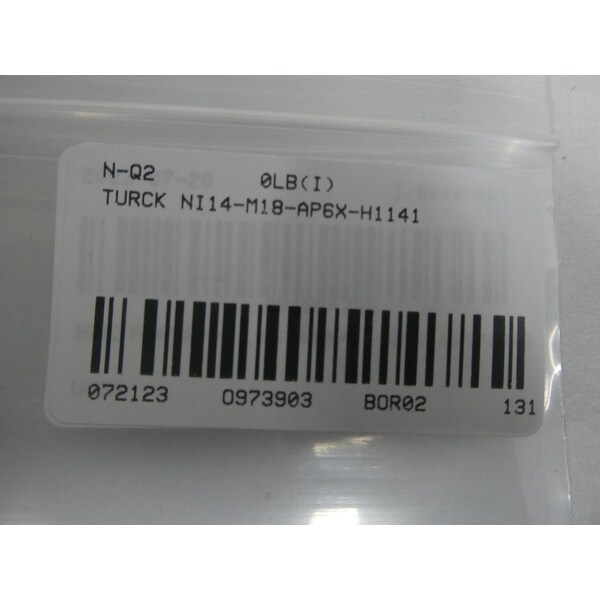 SENSOR DE PROXIMIDAD INDUCTIVO DE 10-30V-DC - NI14-M18-AP6X-H1141