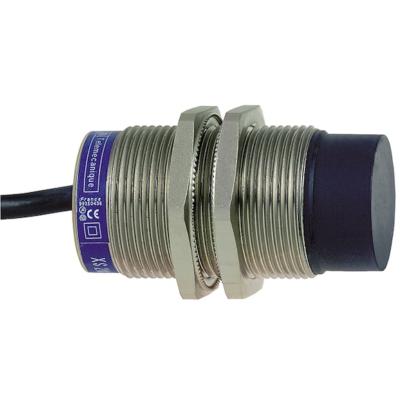 Sensor inductivo XS2 M30-L63mm de latón - XS2M30MA250 de Telemecanique Sensors.