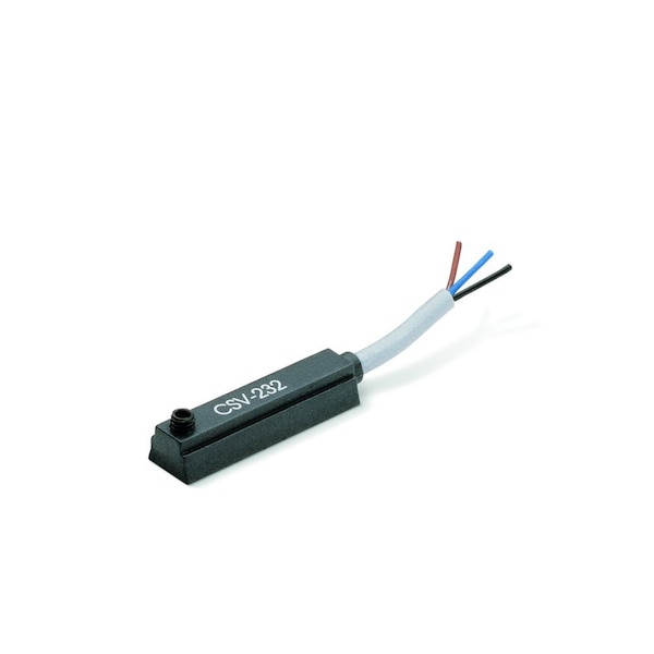 CST-232 Interruptor de proximidad magnético, ranura en T, operación con Reed, 3 cables, Pnp, cable de 2 metros - CST-232.