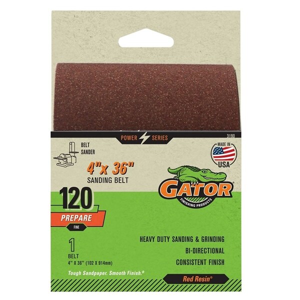 Gator BELT SANDING 120GRIT 4 X 36IN - 3190