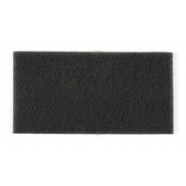 Scotch-Brite Sanding Belt, 4 1/2 in W, 9 in L, Non-Woven, Silicon Carbide, Ultra Fine, MX-HP, Gray - 7100042335