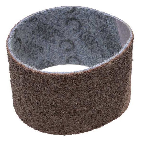 Scotch-Brite Surface-Conditioning Belt, 3 1/2 in W, 15 1/2 in L, Non-Woven, Aluminum Oxide, Not Applicable Grit - 7100096333