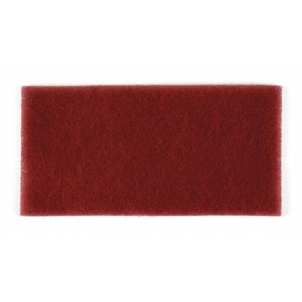 Scotch-Brite Sanding Belt, 4 1/2 in W, 9 in L, Non-Woven, Aluminum Oxide, Very Fine, MX-HP, Maroon - 7100042334