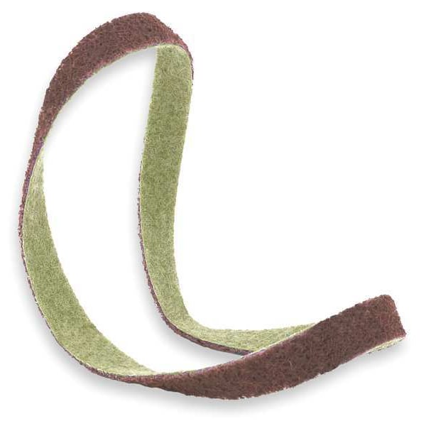 Arc Abrasives Sanding Belt, 1/2 in W, 24 in L, Non-Woven, Aluminum Oxide, Not Applicable Grit, Medium, Z-WEB - 630050242