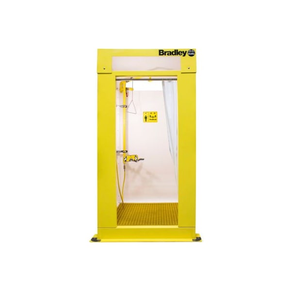 Bradley Bradley Indoor Enclosed Safety Shower W/ Tepid Water Inlet - S19372FW