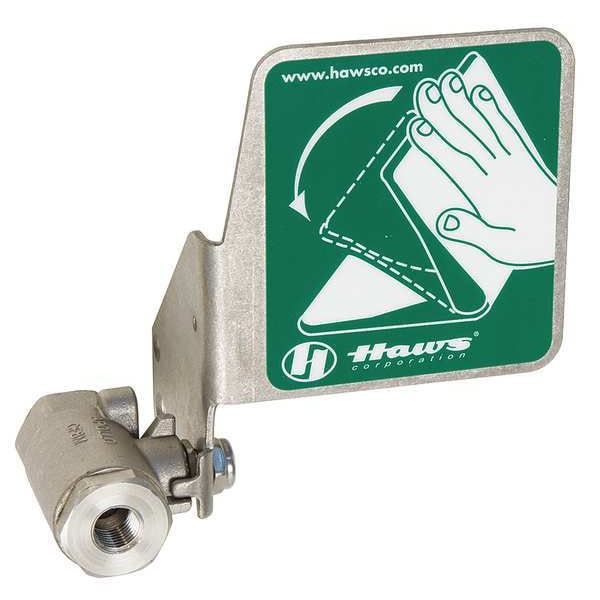 Haws Ball Valve, Stainless Steel, Silver, For Use With, Eyewash - SP228