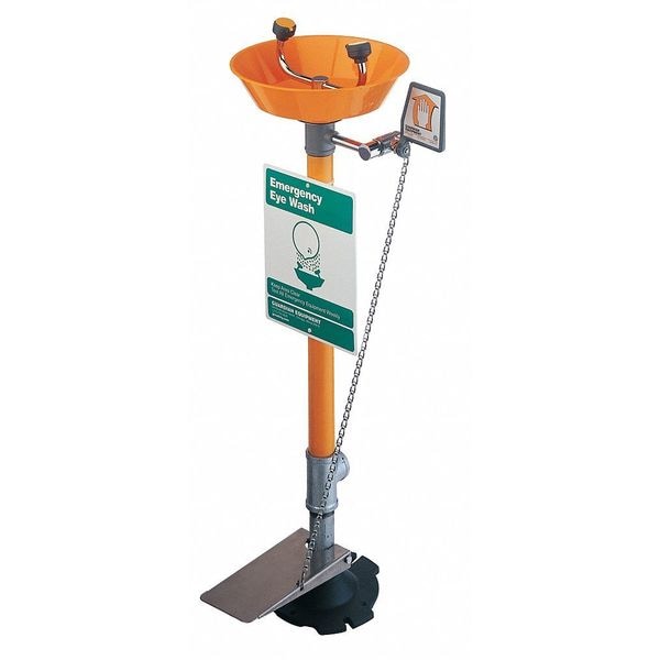 Guardian Equipment Foot Control Treadle Kit, Stainless Steel, Gray, For Use With, Eyewash - AP050-010