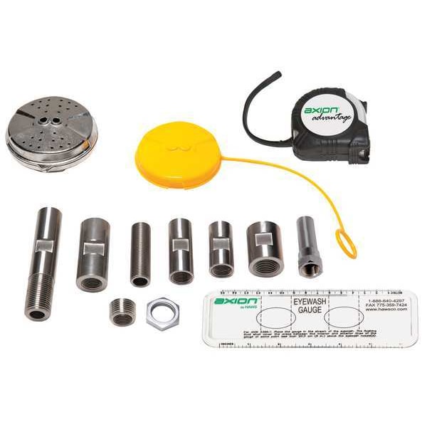 Haws Eyewash Station, Stainless Steel (Connecting Hardware), Silver, For Use With, Shower - AX13S
