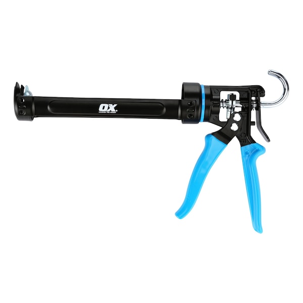 Ox Tools Pro 10-Ounce Heavy-Duty Caulk Gun, 12:1 Thrust Ratio - OX-P044410