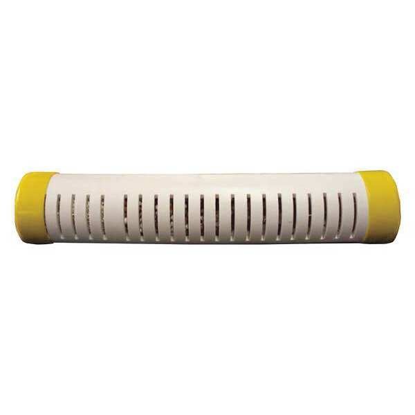Aquanella Tank Shower Stick, Ceramic/Stainless Steel, White, Yellow - F-AQ-2000