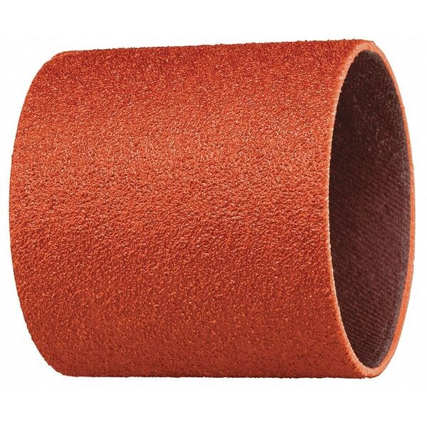 3M Sanding Belt, 2" W, 2" L, Closed Coat, Ceramic, 60 Grit, Orange - 7010360086