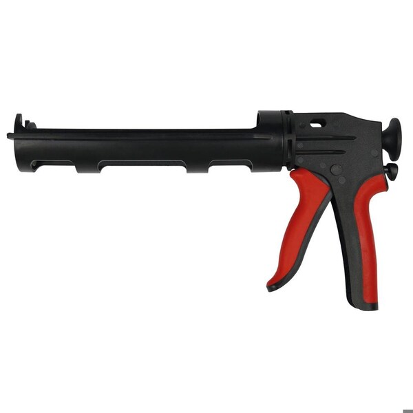 Irion-America 10oz Cartridge Caulking Gun, Plastic, 10:1 Thrust Ratio - 571159
