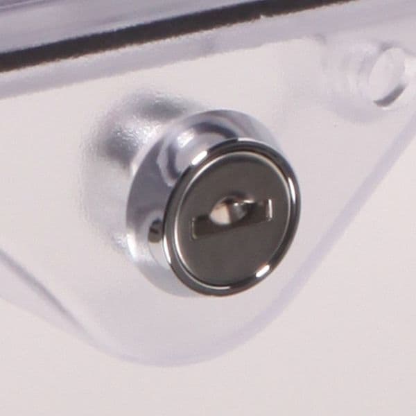 Safety Technology International Surface Mount Clear Poly Enclosure w/Lock, 10-7/8" H x 8-7/8" W - STI-7520