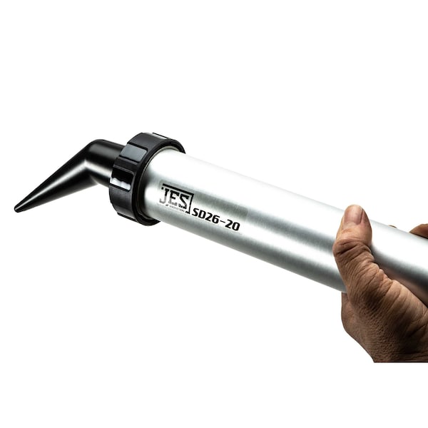 Jes Innovations Angle Nozzle for Sausage and Bulk Caulk Guns, 10-pk - SD-ANGLENOZZLE-10PK