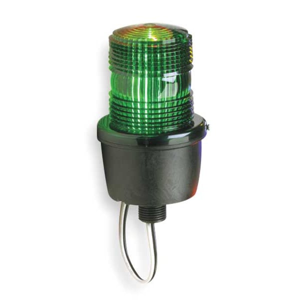 Federal Signal Low Profile Warning Light, LED, Green - LP3ML-120G