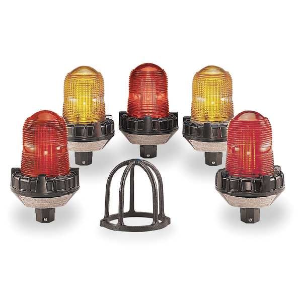 Federal Signal Hazardous Warning Light, Strobe Tube, Red - 151XST-120R