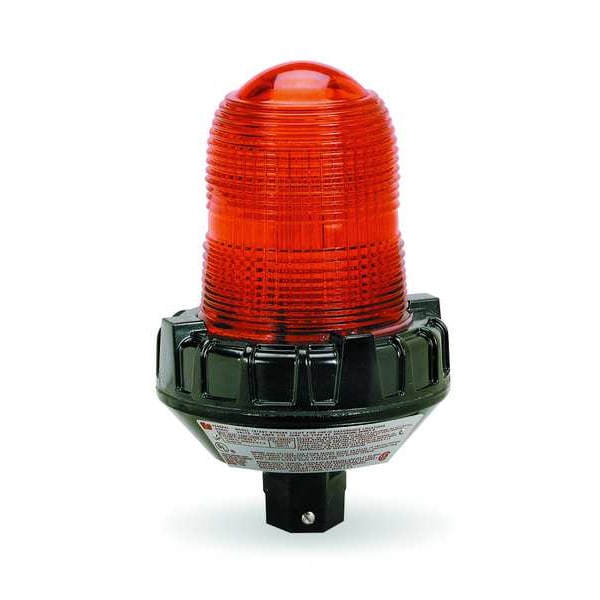 Federal Signal Hazardous Warning Light, Strobe Tube, Red - 151XST-120R