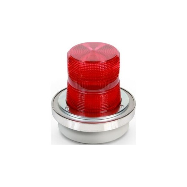Edwards Signaling Warning Light, 40W Halogen, Red, 65 FPM - 50R-N5-40WH