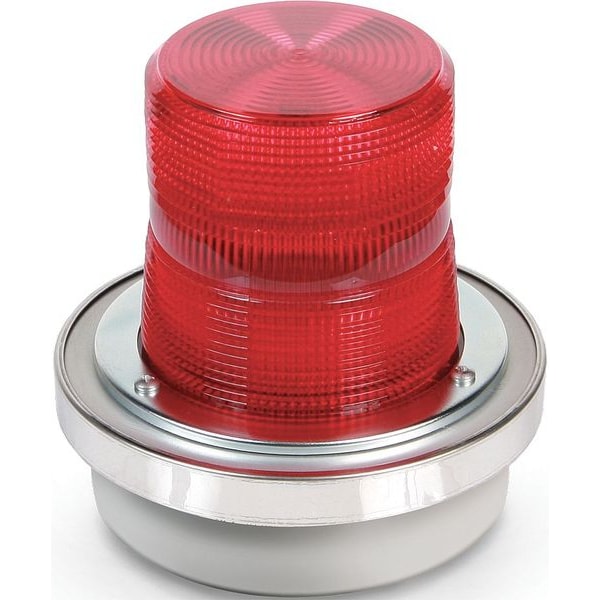 Edwards Signaling Warning Light, 40W Halogen, Red, 65 FPM - 50R-N5-40WH