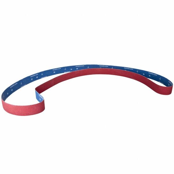Norton Abrasives Sanding Belt, Coated, Ceramic, 80 Grit, Coarse, SG R981 - 78072701958