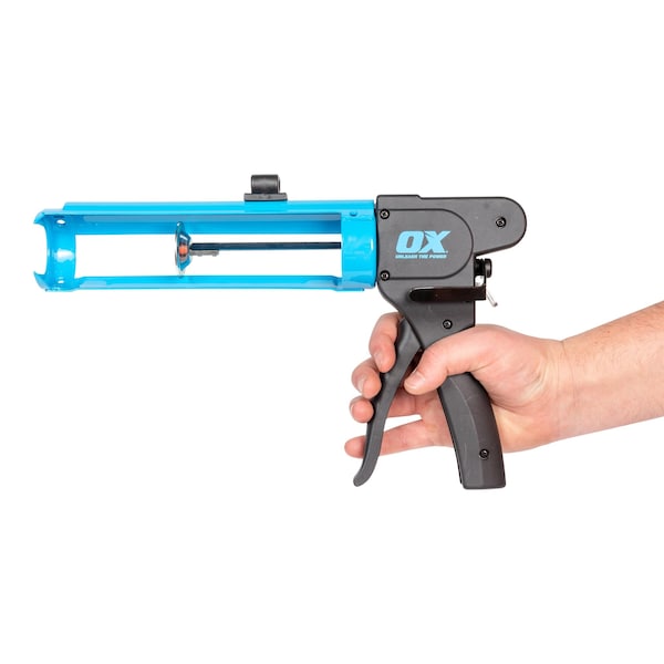 Ox Tools Pro 10-Ounce Rodless Caulk Gun, 7:1 Thrust Ratio - OX-P044910