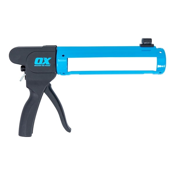 Ox Tools Pro 10-Ounce Rodless Caulk Gun, 7:1 Thrust Ratio - OX-P044910