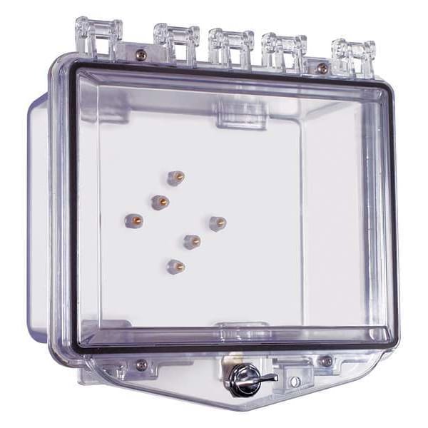 Safety Technology International Clear Poly Enclosure 5-1/4"H - STI-7511A
