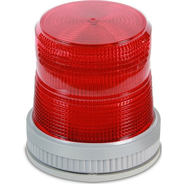 Edwards Signaling Warning Light, LED, 120VAC, Red, 65 FPM - 105XBRMR120A