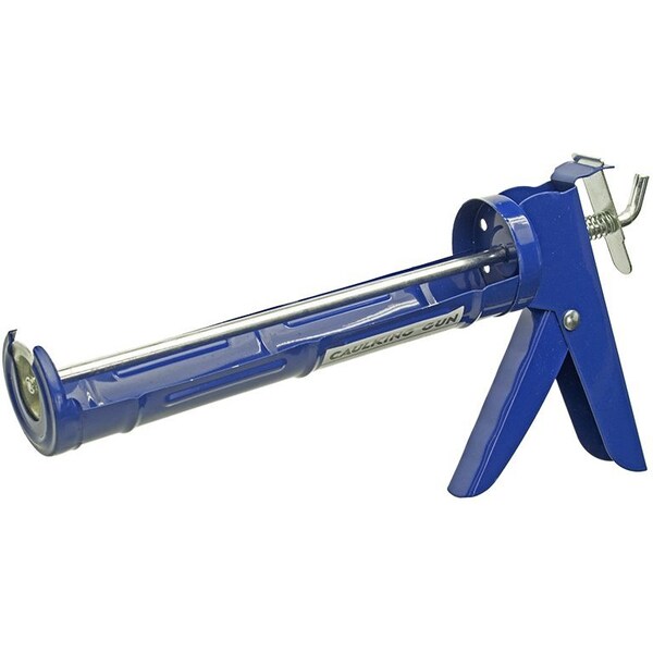 The Brush Man 10 Oz Half-Barrel Metal Frame Caulking Gun 3:1 - CAULK 10-3-HB
