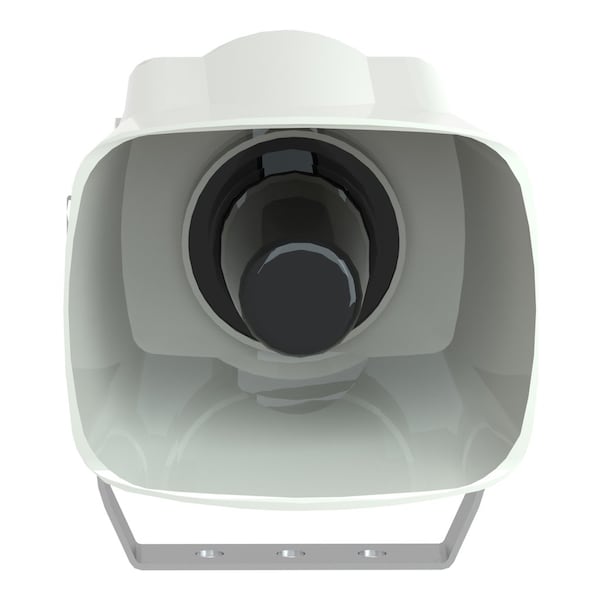 Schneider Electric Multisound siren, Harmony XVS, prewired, white colour, 0.105dB, 43tones, 240V AC - XVS14MMW