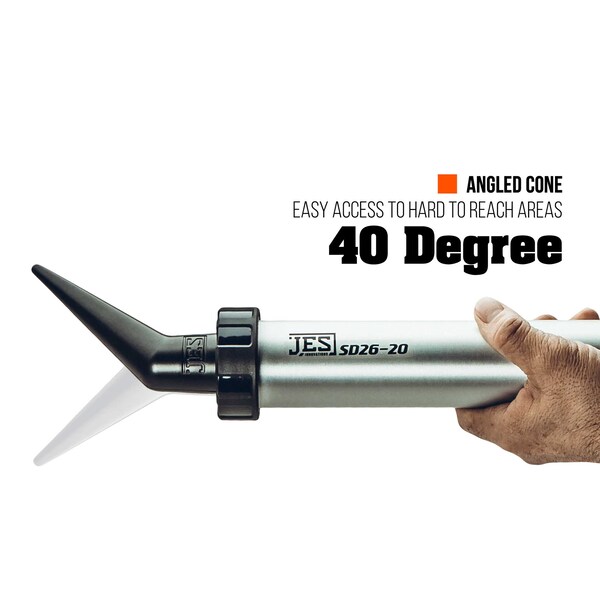 Jes Innovations Angle Nozzle for Sausage and Bulk Caulk Guns, 5-pk - SD-ANGLENOZZLE-5PK