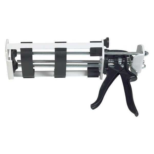Pc Products Caulk Gun, 20 oz Container Size, Steel, 26:01:00, Skeleton Frame, Red - 993002