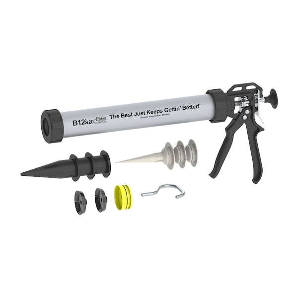 Albion Engineering Co 20oz B-Line Manual Sausage Gun w/ Smooth & Efficient 12:1 Ratio Drive - B12S20