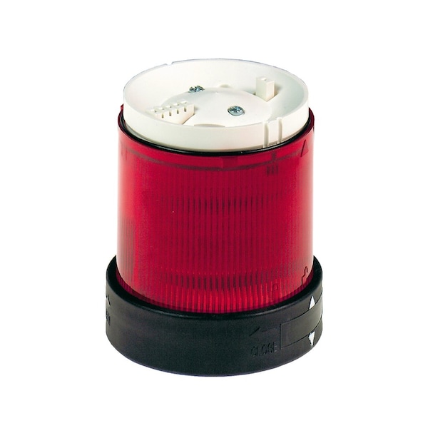 Schneider Electric Indicator bank, Harmony XVB, illuminated unit, plastic, red, 70mm, steady, integral LED, 24V AC/DC - XVBC2B4