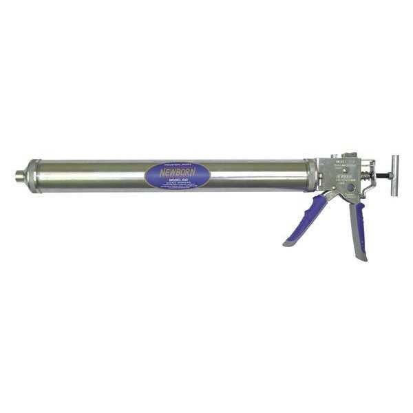 Newborn Caulk Gun, 32 oz Container Size, Steel, 7:01, Full Barrel Frame, Blue/Silver - 632-GTS