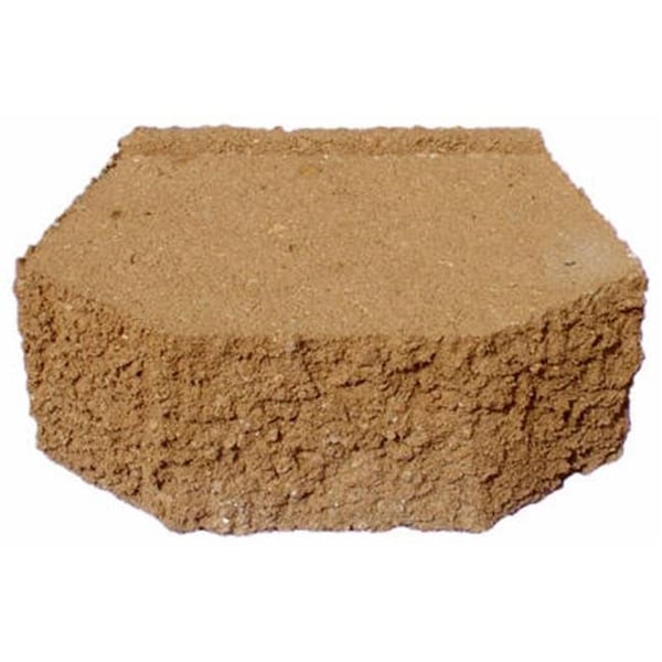 Oldcastle Oldcastle 178307 12 in. Castlewall Block - Tan 126 Pieces - 178307