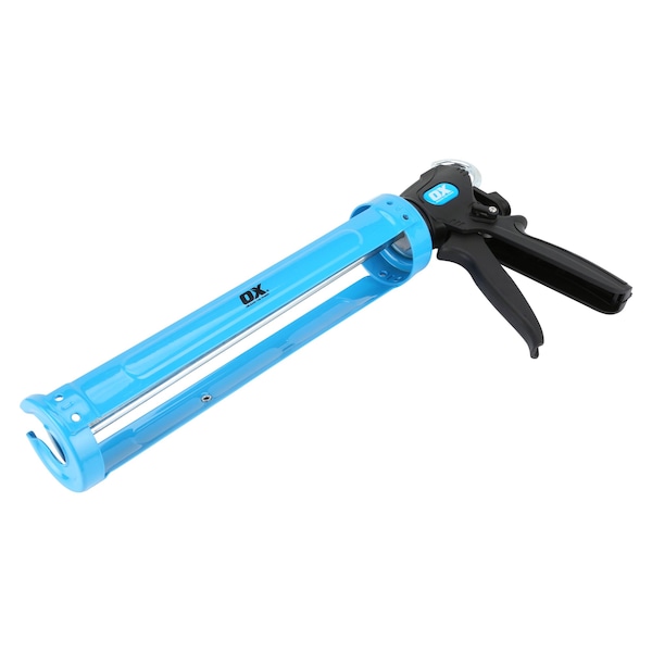 Ox Tools Pro 29-Ounce Dual Thrust Caulk Gun, 12:1 & 24:1 Thrust Ratio - OX-P045486