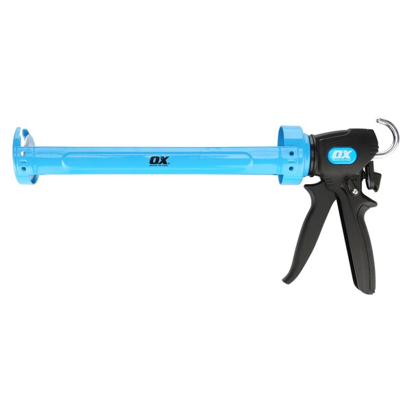 Ox Tools Pro 29-Ounce Dual Thrust Caulk Gun, 12:1 & 24:1 Thrust Ratio - OX-P045486