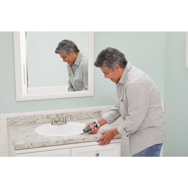 Ge GE Supreme White Supreme Silicone Kitchen and Bath Caulk Sealant 2.8 oz - M90011