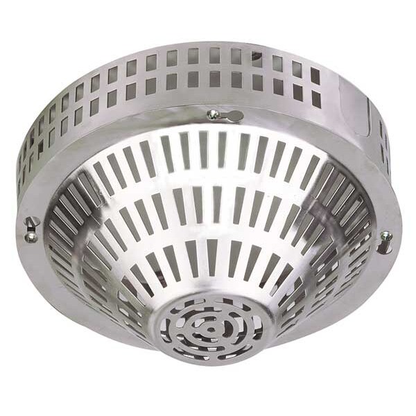 Safety Technology International Smoke Detector Guard, SS, Surface - STI-8230-SS