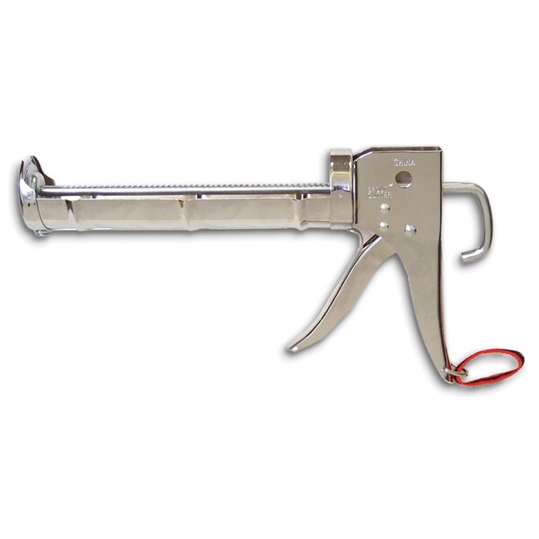 Premier 1/10 Gal Caulk Gun Half Barrel Smooth Rod With Cutter - 785