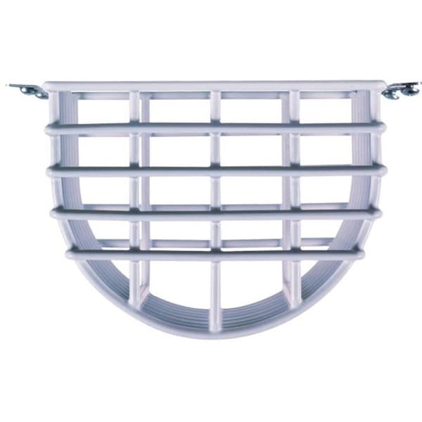 Safety Technology International Surface Mount White Coated Steel Motion Detector Guard 7" H - STI-9621